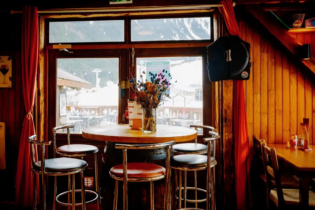 Intérieur chaleureux du Télémark